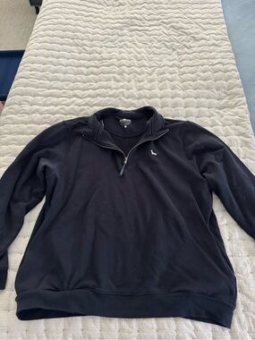 The Seaside Style Navy Quarter-Zip Sweatshirt